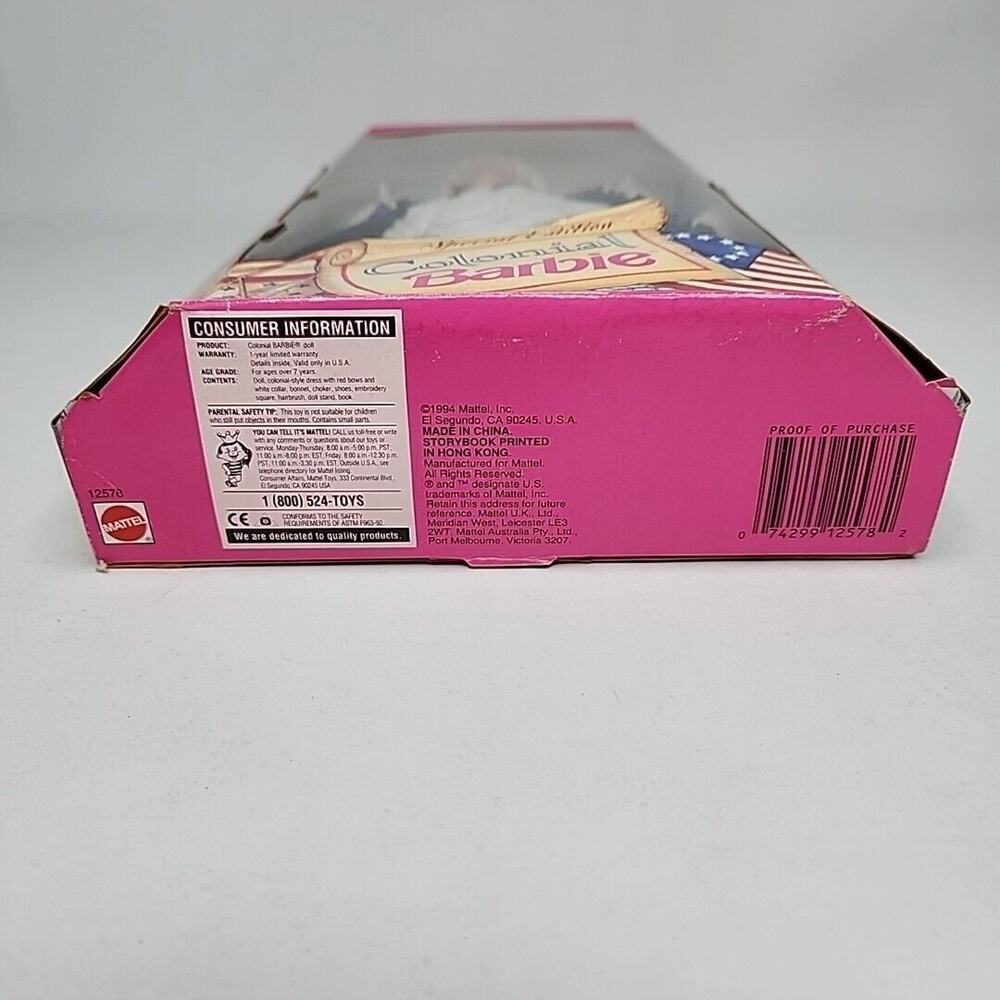 1994 Colonial Barbie Special Edition American Stories Collection 12578 - Picture 5 of 9